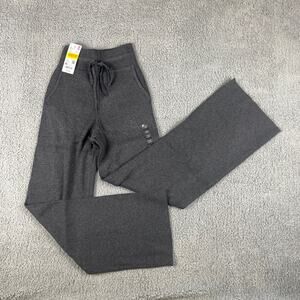 Uniqlo Women's X-Small Gray Rayon Polyester Nylon Washable Knit Ribbed Pants